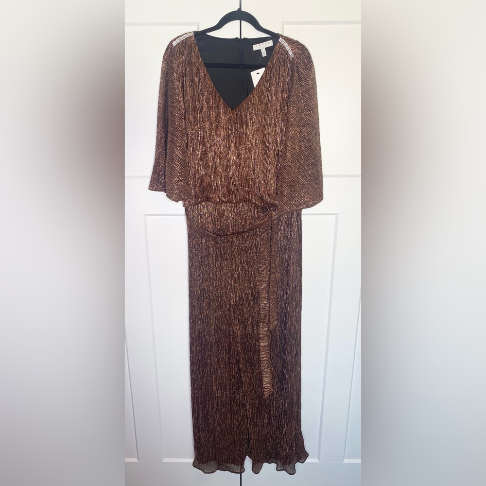 Chaus New York V-Neck Wide Leg Jumpsuit Size XL - Picture 4 of 8
